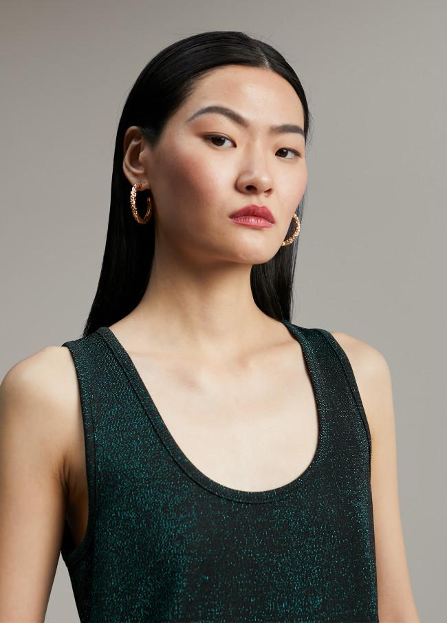 Lola Casademunt Top Largo Lúrex