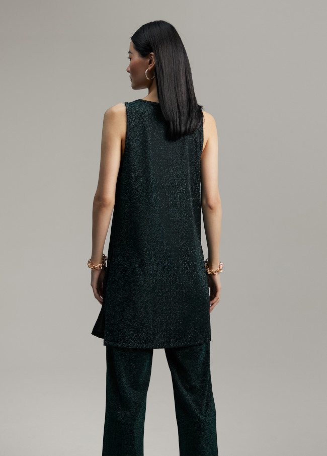 Lola Casademunt Top Largo Lúrex