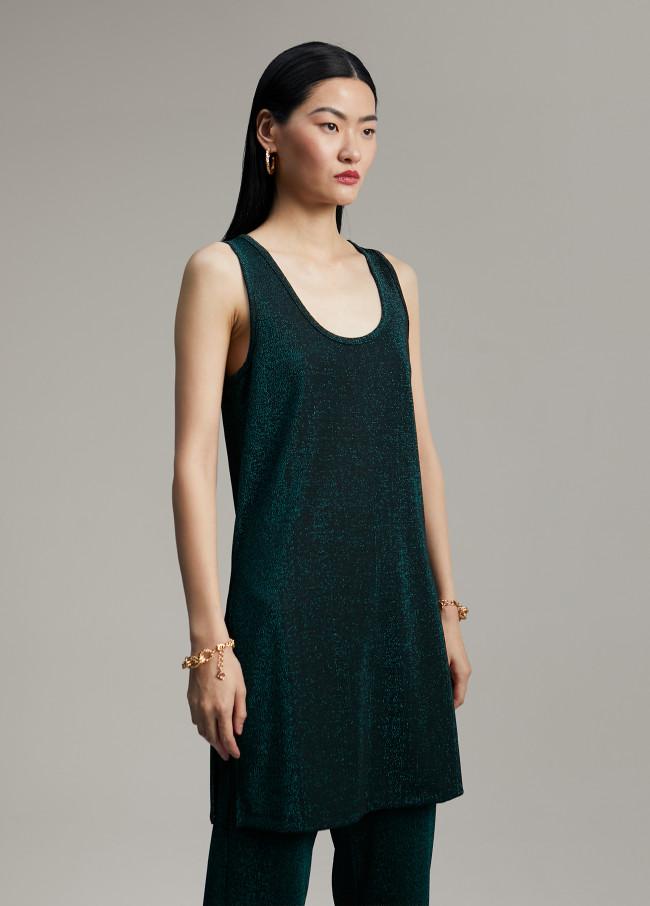 lola casademunt Top largo lúrex