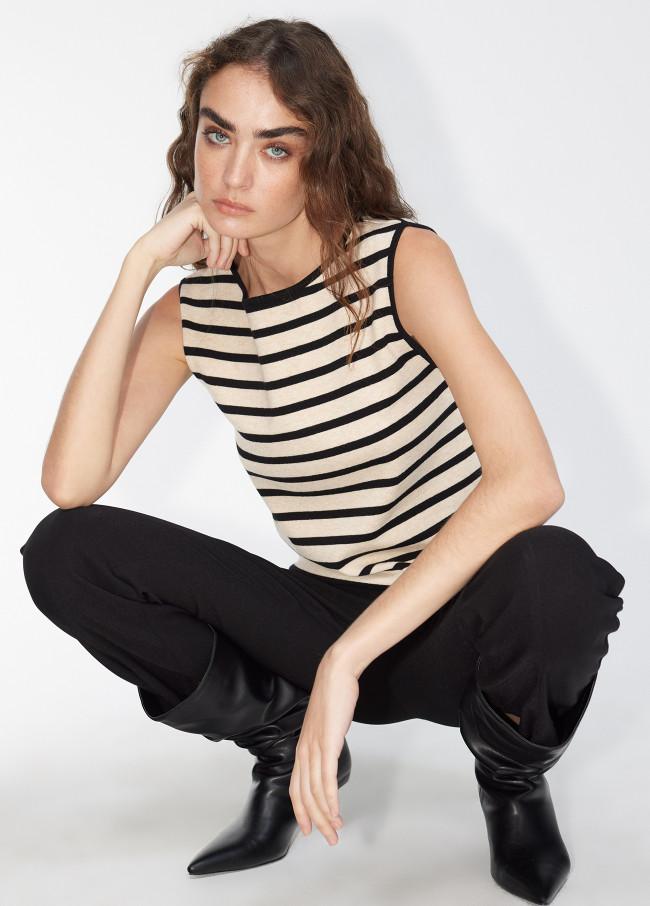 Lola Casademunt Top Punto Rayas