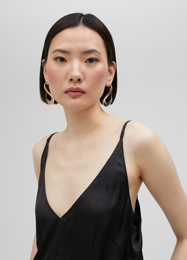 Lola Casademunt Top Satinado