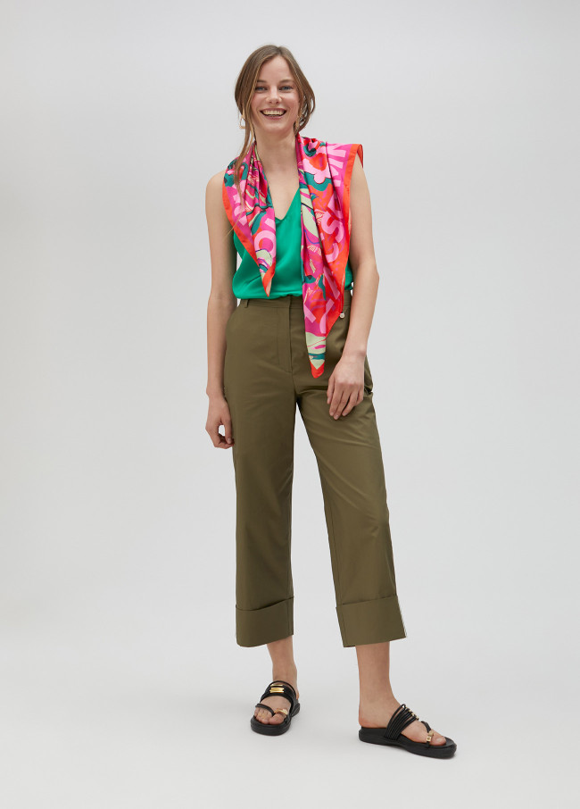 Lola Casademunt Top Satinado