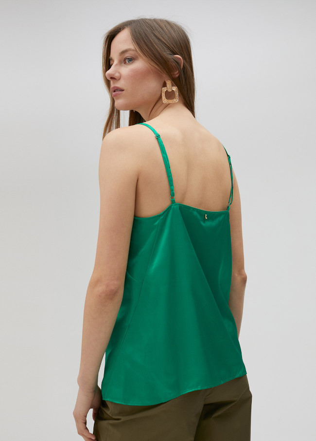 Lola Casademunt Top Satinado