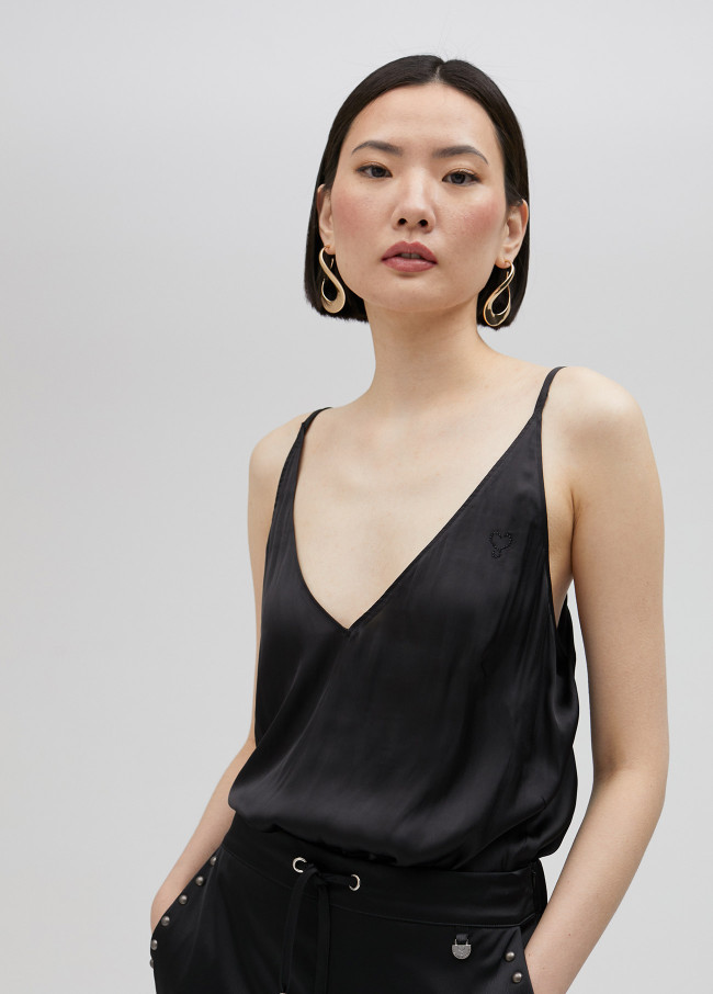 Lola Casademunt Top Satinado