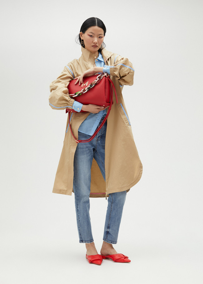 lola casademunt Trench color beige