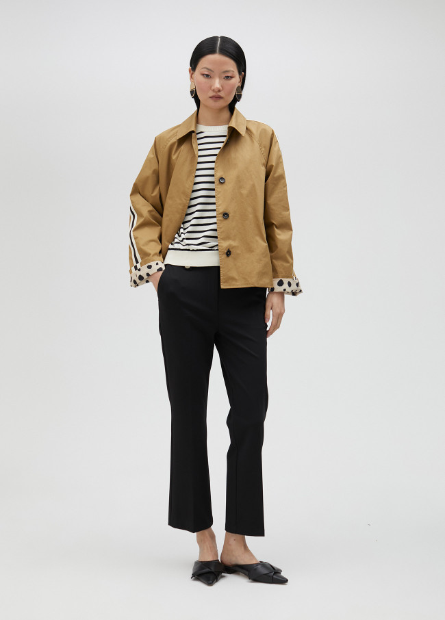 Lola Casademunt Trench Corto Camel