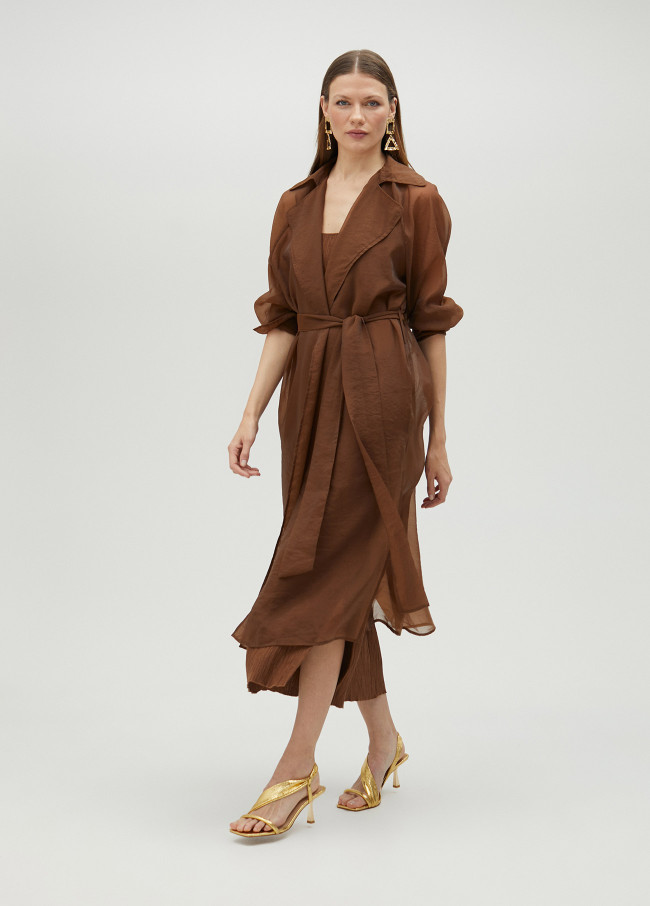 lola casademunt Trench de organza