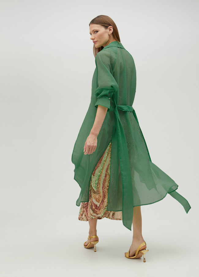 lola casademunt Trench de organza