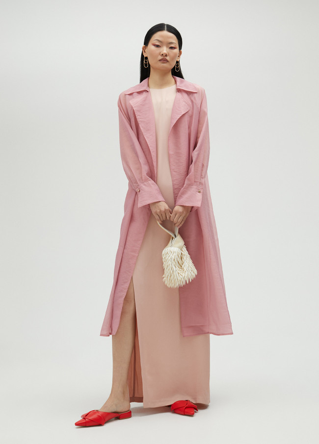 lola casademunt Trench de organza