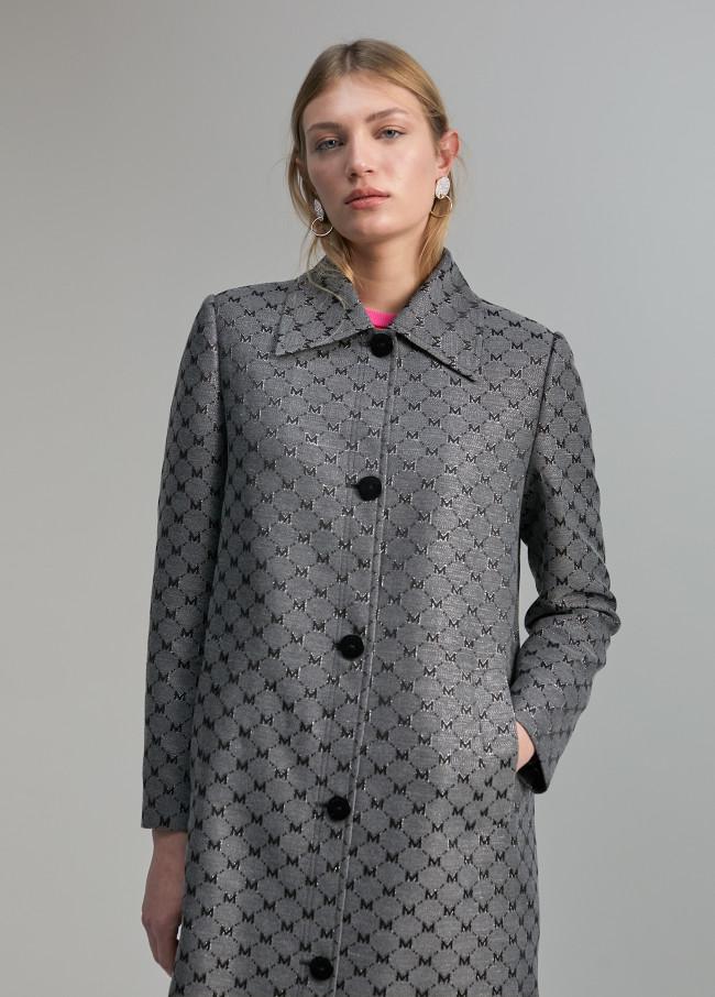 Lola Casademunt Trench Monograma Lúrex