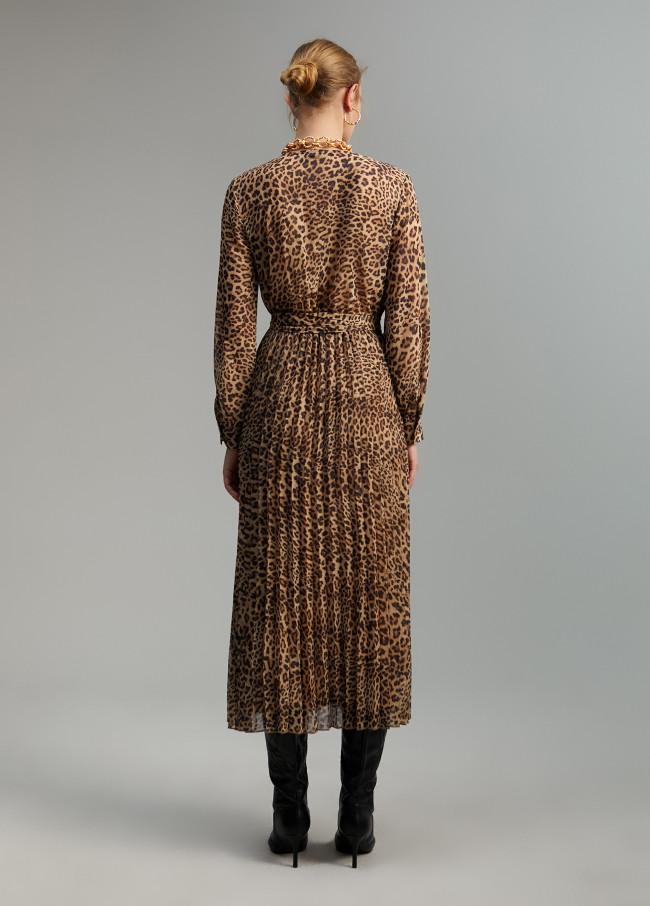 Lola Casademunt Vestido Animal Print