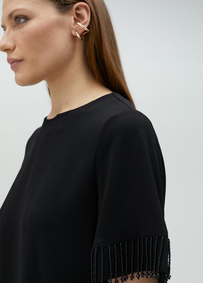 Lola Casademunt Vestido Corto Beads