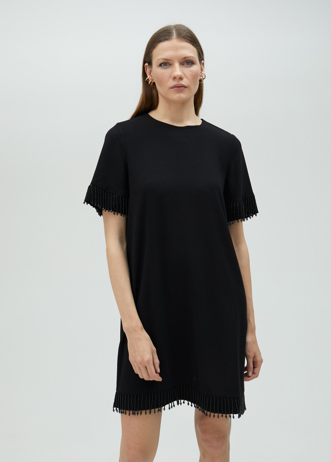 lola casademunt Vestido corto beads