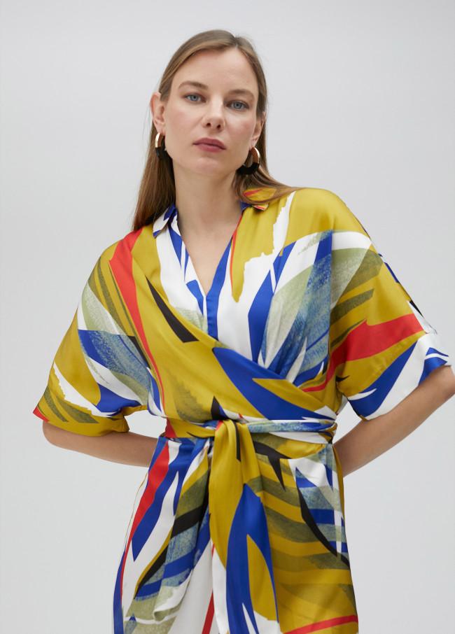 Lola Casademunt Vestido Corto Estampado