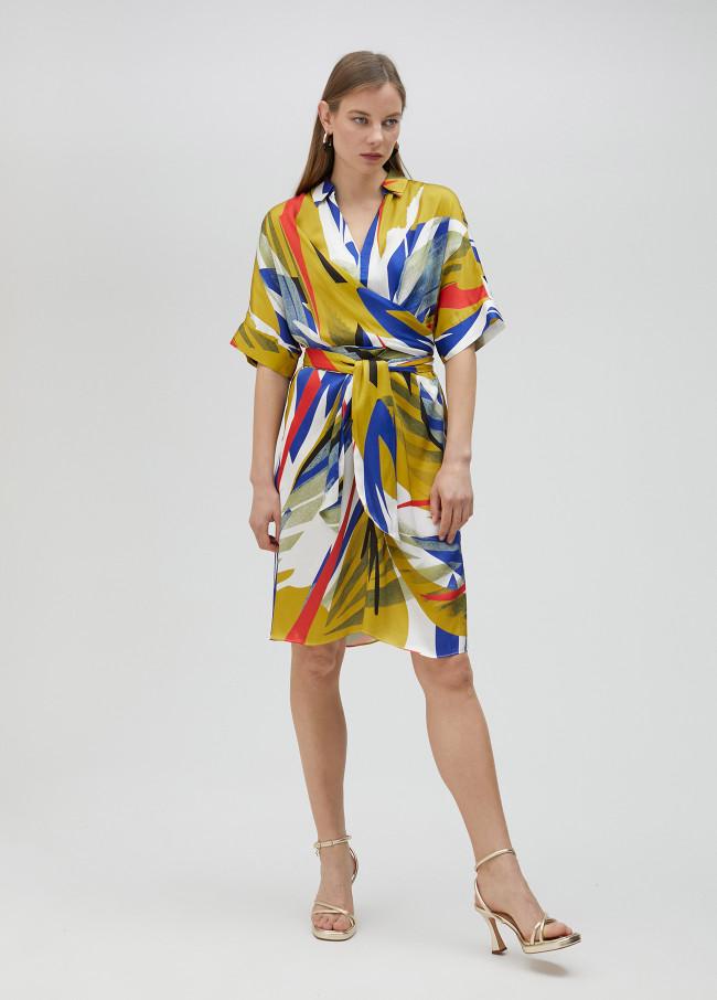 lola casademunt Vestido corto estampado