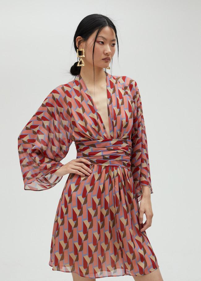 Lola Casademunt Vestido Corto Fluido