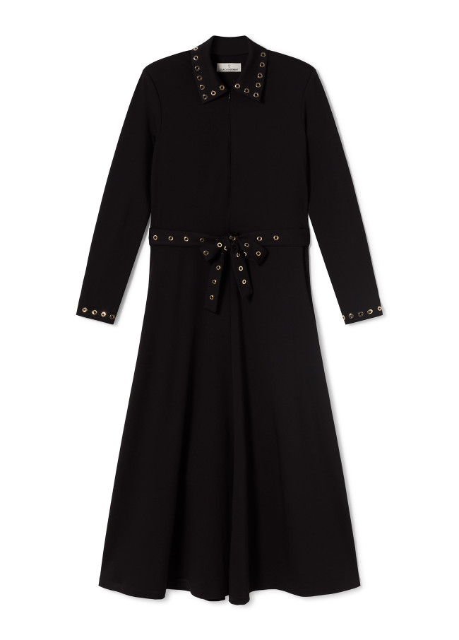 Lola Casademunt Vestido Detalle Eyelets