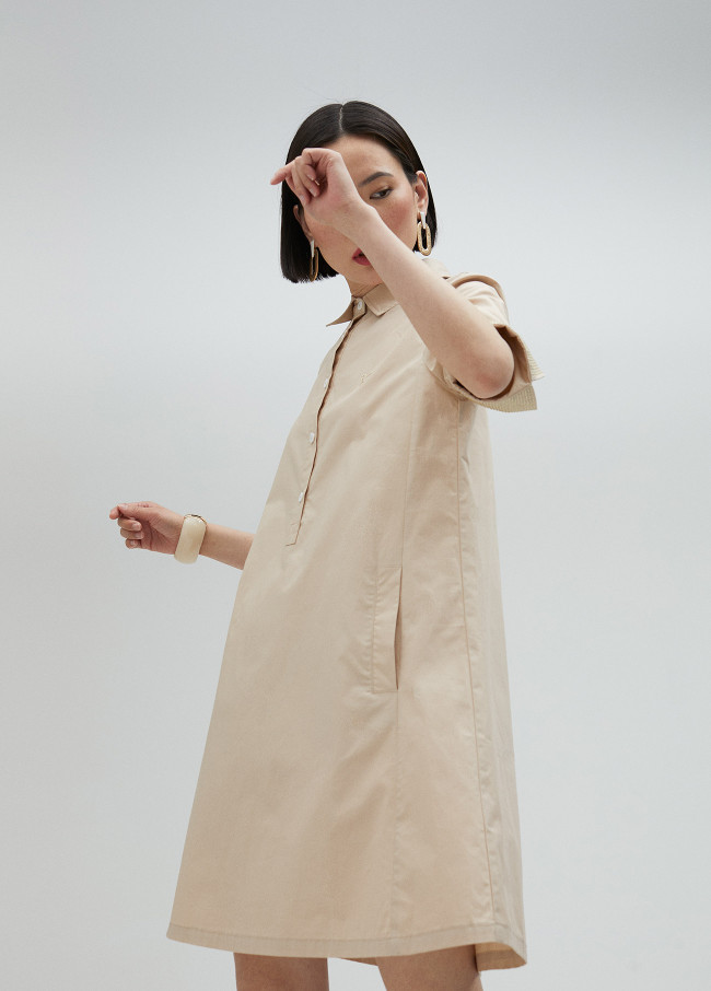 Lola Casademunt Vestido Detalle Strass En Mangas