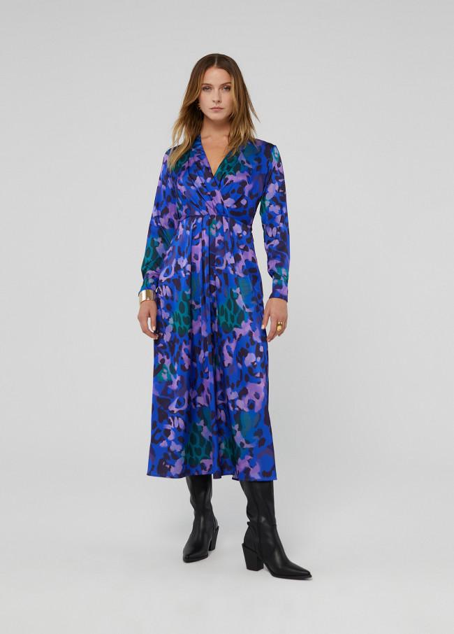 Lola Casademunt Vestido Estampado Animal Print