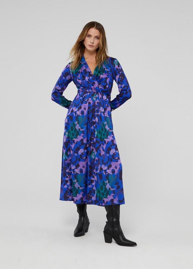 lola casademunt Vestido estampado animal print