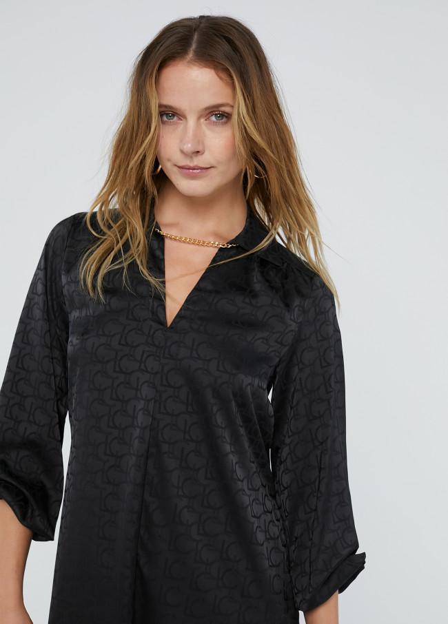 Lola Casademunt Vestido Estampado Logo