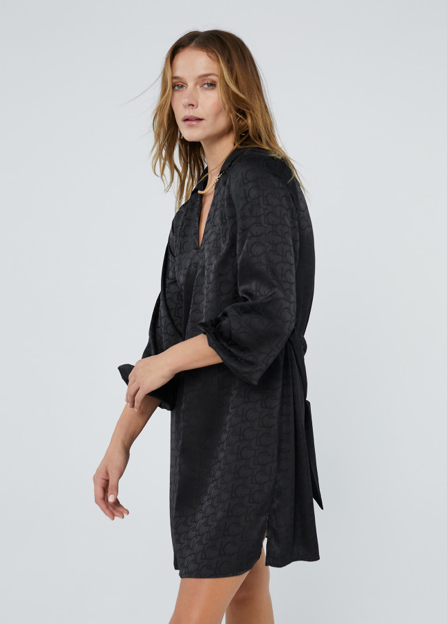 Lola Casademunt Vestido Estampado Logo