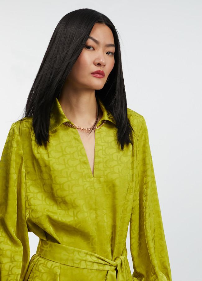 Lola Casademunt Vestido Estampado Logo