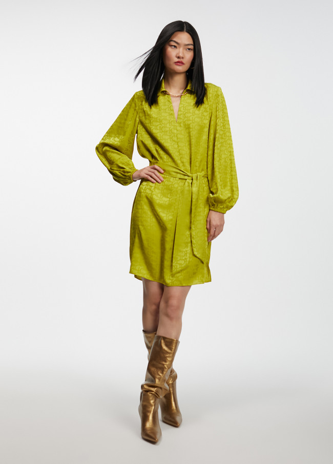 Lola Casademunt Vestido Estampado Logo