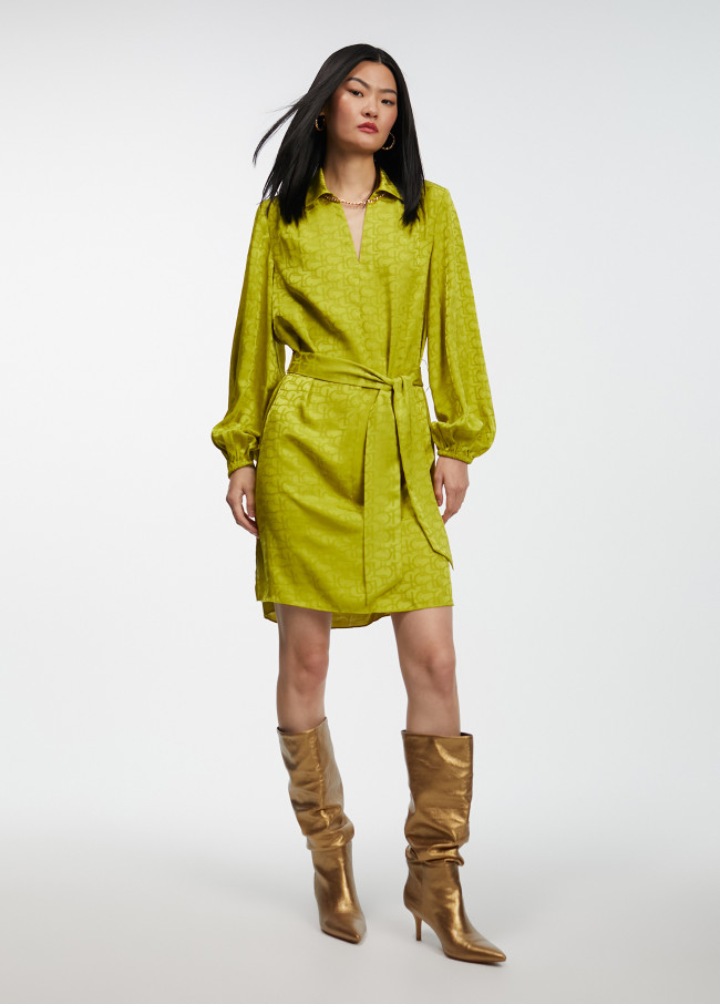 lola casademunt Vestido estampado logo