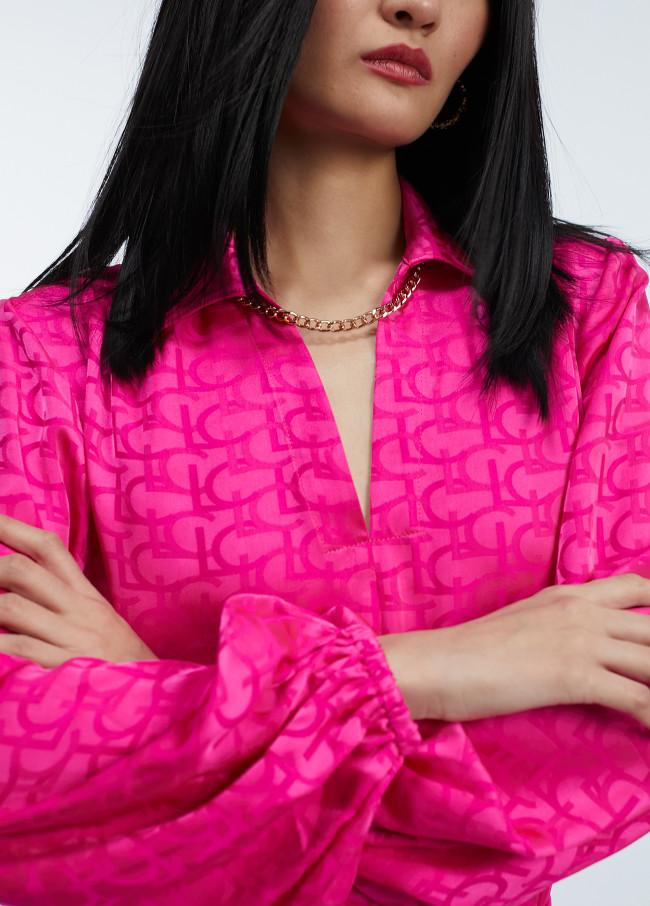 Lola Casademunt Vestido Estampado Logo