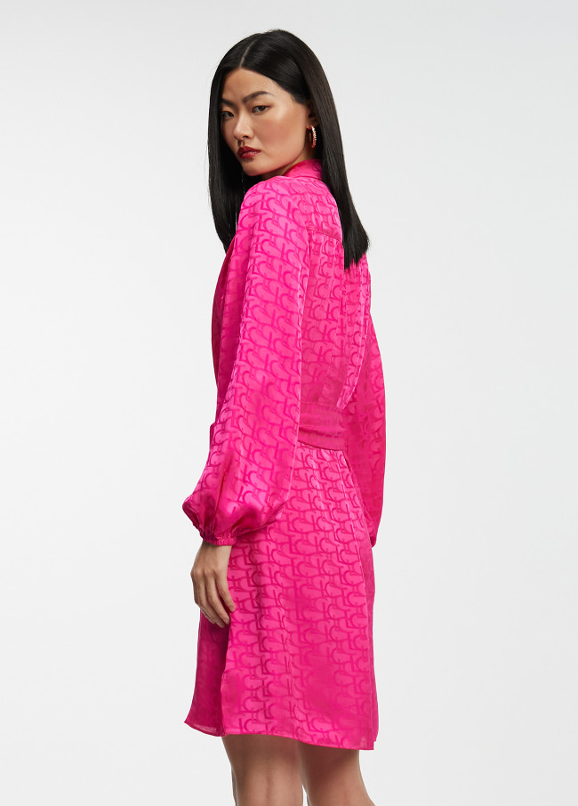 Lola Casademunt Vestido Estampado Logo