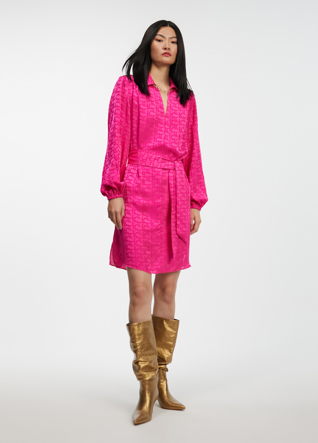 Lola Casademunt Vestido Estampado Logo