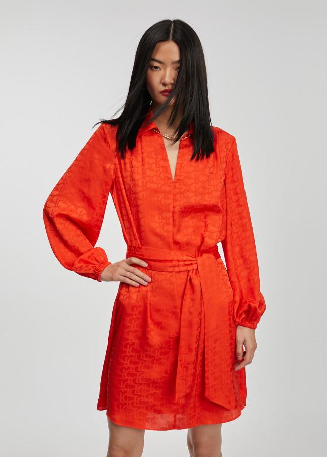 Lola Casademunt Vestido Estampado Logo