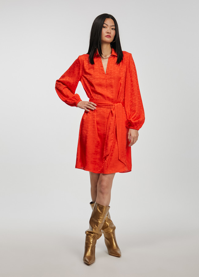 lola casademunt Vestido estampado logo