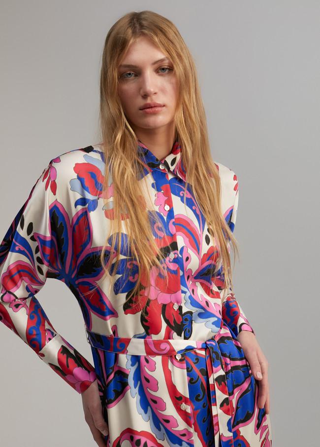 Lola Casademunt Vestido Estampado Paisley