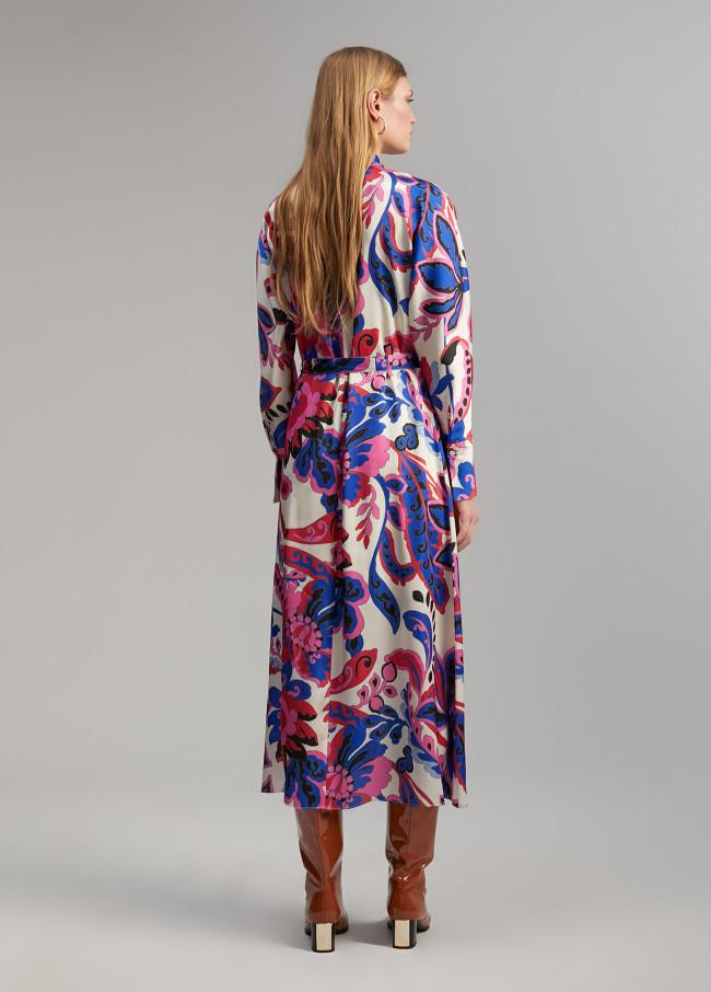 Lola Casademunt Vestido Estampado Paisley