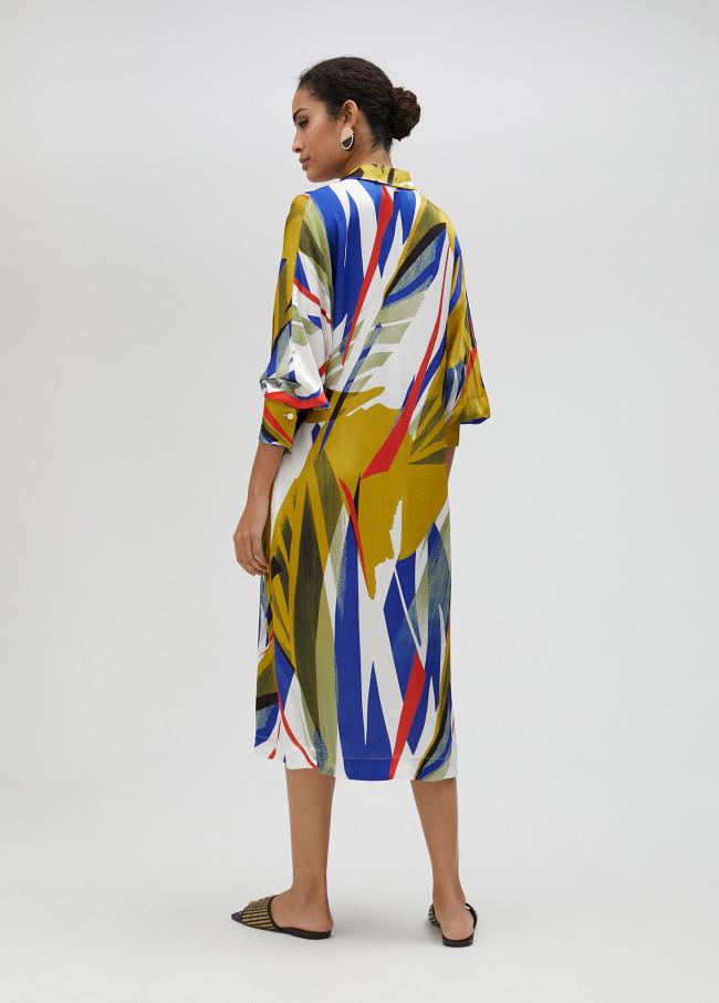 Lola Casademunt Vestido Largo Estampado