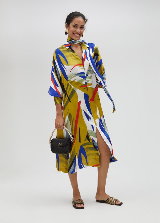 lola casademunt Vestido largo estampado