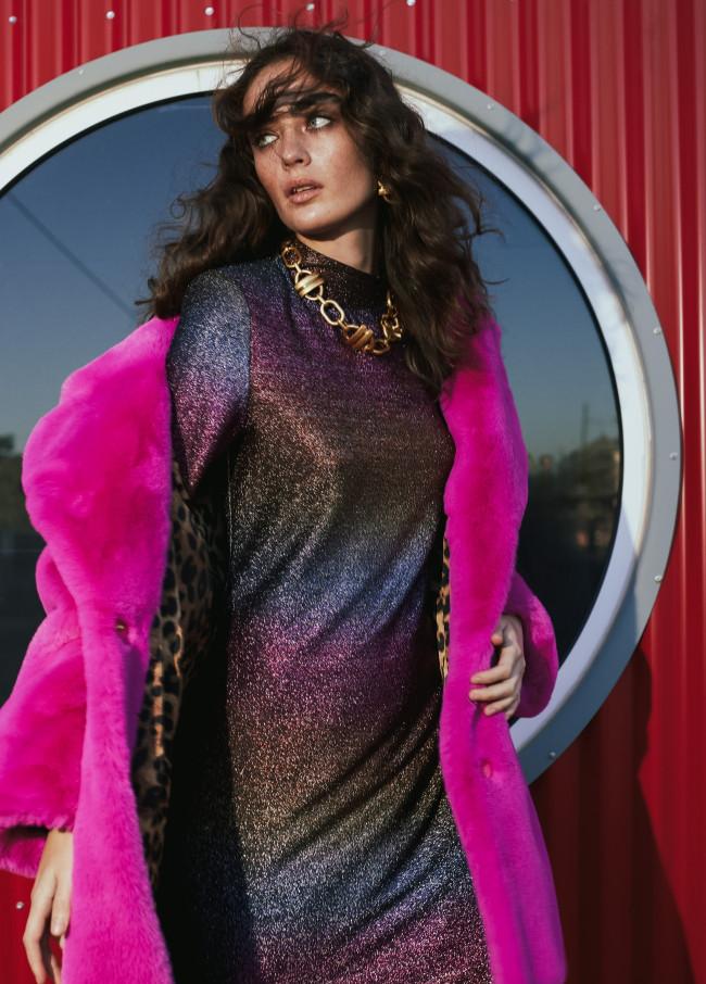 Lola Casademunt Vestido Largo Lúrex