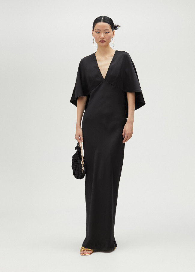 lola casademunt Vestido largo mangacapa