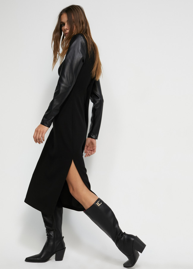 Lola Casademunt Vestido Midi De Punto Roma