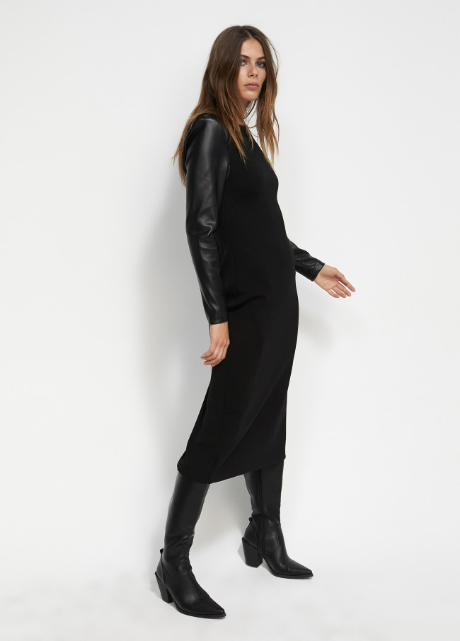 Lola Casademunt Vestido Midi De Punto Roma