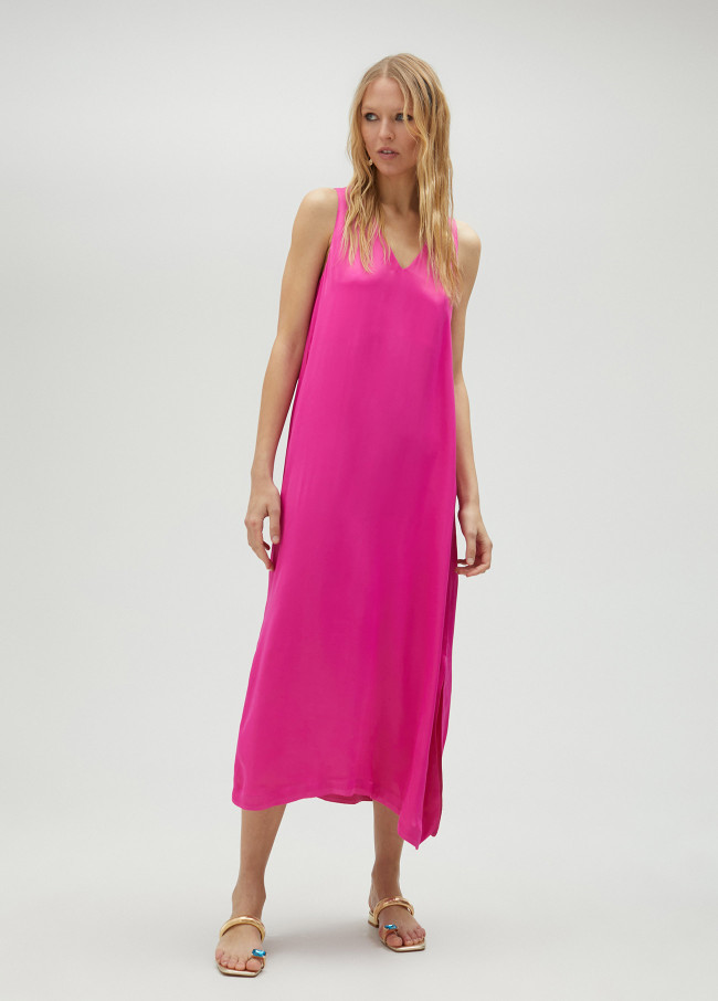 Lola Casademunt Vestido Midi De Tirantes