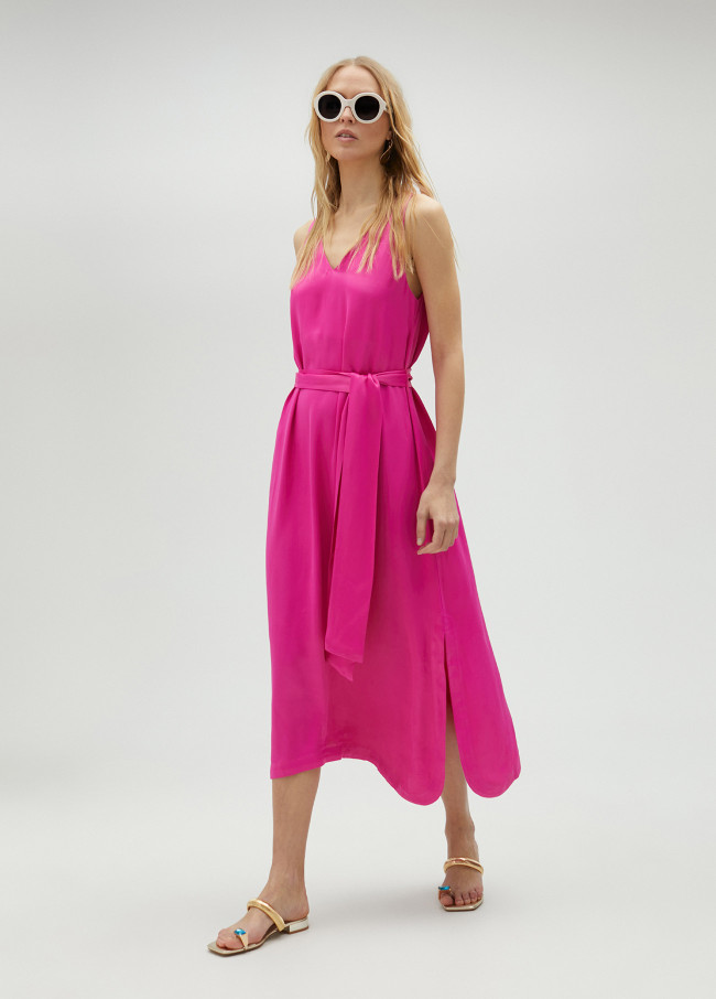 Lola Casademunt Vestido Midi De Tirantes