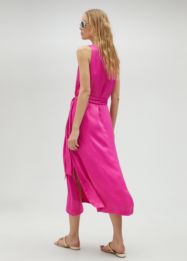 Lola Casademunt Vestido Midi De Tirantes