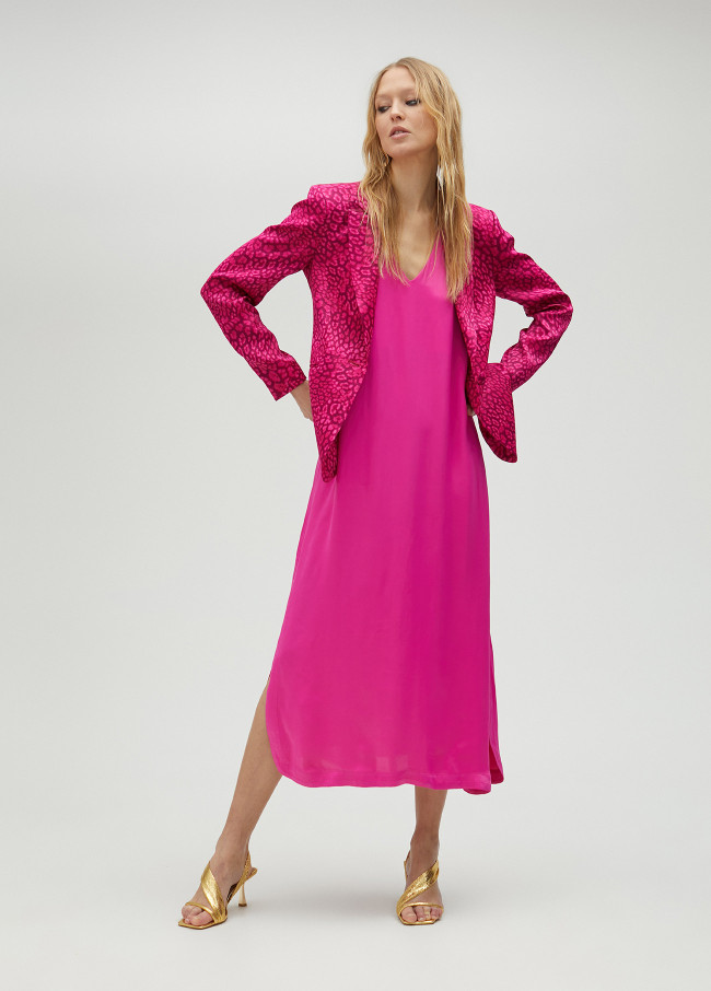 lola casademunt Vestido midi de tirantes