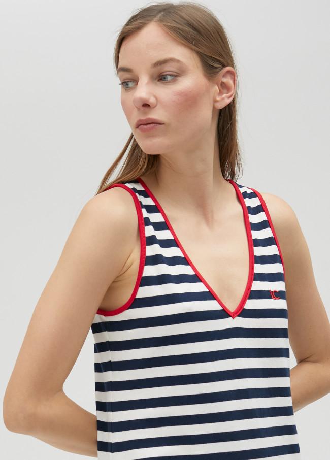 Lola Casademunt Vestido Midi Rayas. Limited Edition