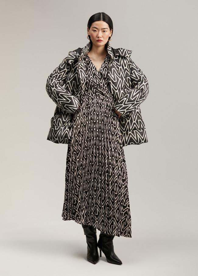 Lola Casademunt Vestido Monograma Bicolor