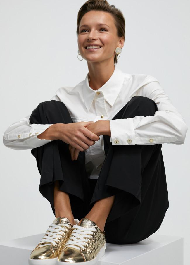 Lola Casademunt Zapatillas Deportivas Metalizadas