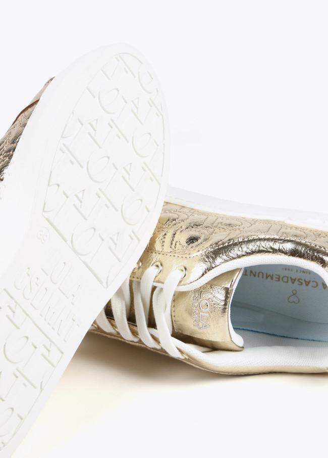 Lola Casademunt Zapatillas Deportivas Metalizadas